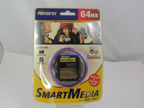 NEU versiegelt Memorex 64MB SmartMedia Speicherkarte Vintage Digitalkamera MP3-Player