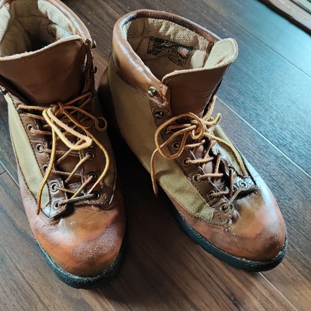 DANNER LIGHT Lace-Up Boots Men's Brown GORE-TEX Vibram Black Tag   US:9