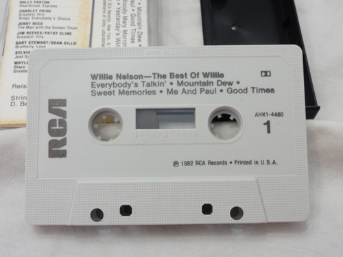 Willie Nelson ~ The Best Of Willie ~ Cassette Tape 1982, RCA Records - Picture 6 of 12
