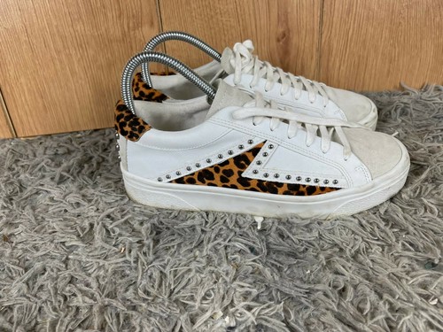 white platform trainers zara