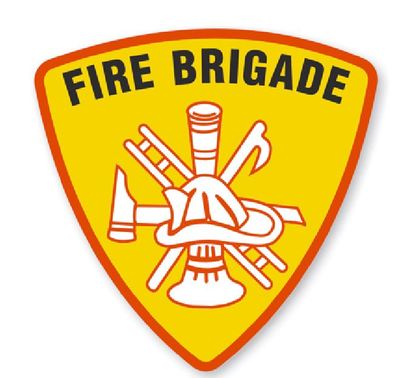 Fire Brigade Hard Hat Decal Hard Hat Sticker Helmet Safety Label H187