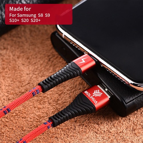 0.5-2M USB-C Kabel Nylon Schnell Ladekabel Datenkabel für Samsung Huawei HTC LG - Bild 9 von 11