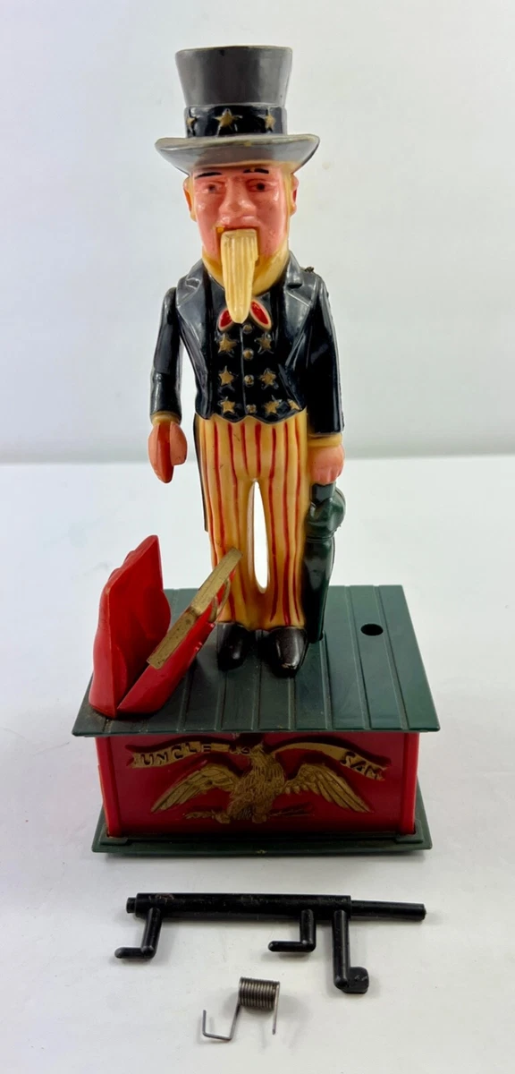 Uncle Sam Mechanical Bank Plastic for sale | eBay