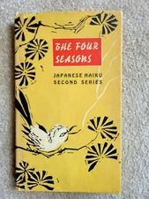 The Four Seasons Japanese Haiku 1958 Peter Pauper Press HC/DJ Vintage 2nd Series