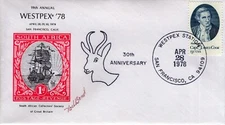 WESTPEX STATION, 30TH ANIVERSARY , SAN FRANCISCO, CA   1978  FDC15558