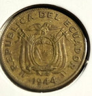 elf Ecuador 20 Centavos 1944 D Denver Mint World War II  E39 — photo 1