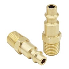 Air Hose Fittings 1/4 inch NPT Male Thread Air Plug Air Compressor Quick Conn...