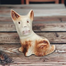 Vintage Scottish Terrier Scottie DOG Ceramic Pottery Planter