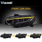 Full LED Projector Headlights w/Blue Startup Animation For Honda Civic 2016-2021