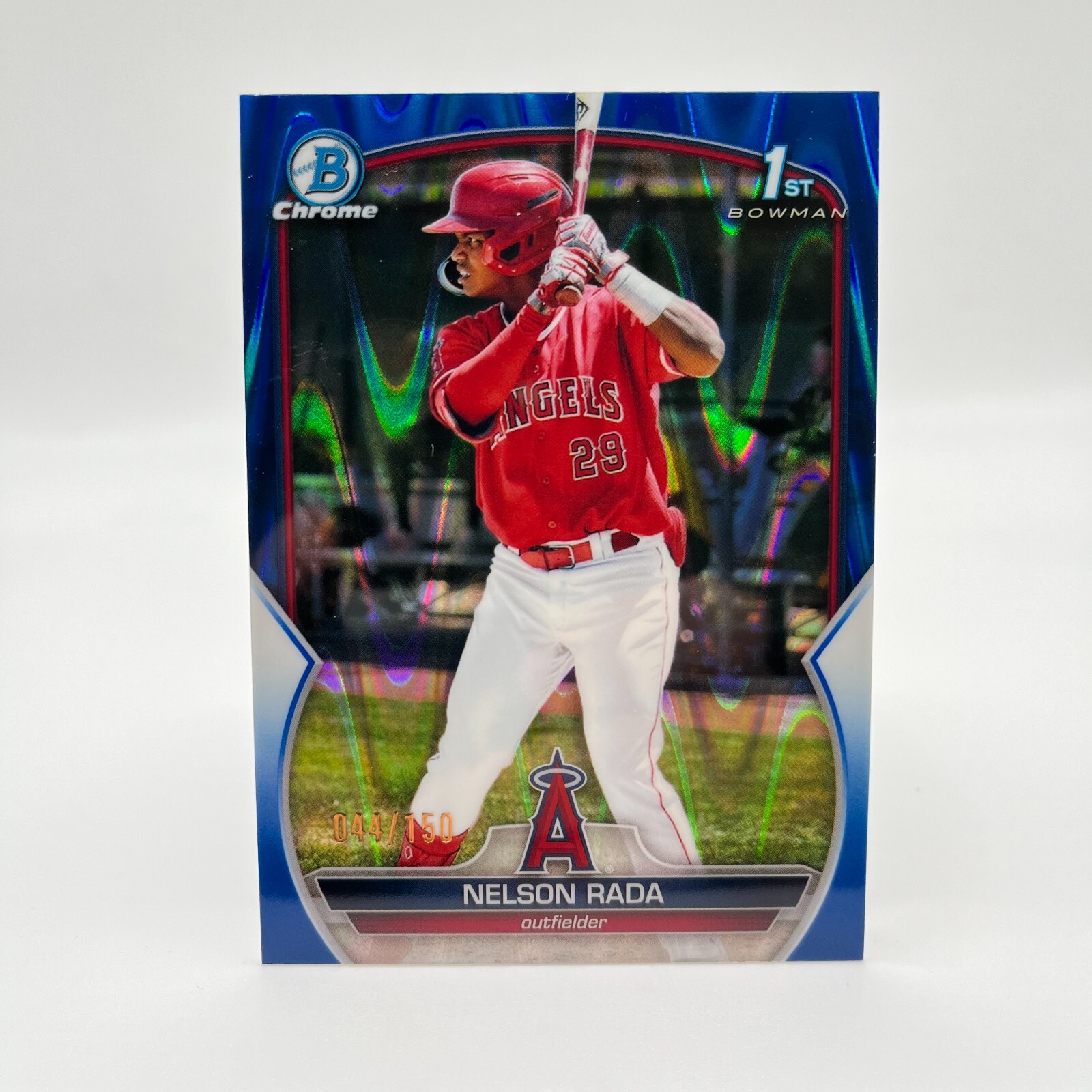 2023 Bowman Chrome Nelson Rada 1st Blue Refractor /150 #BCP-132 Angels *SEE