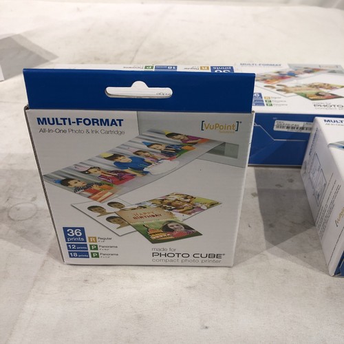 Vupoint Photo Cube Compact Photo Printer Bundle/Cartridges-Sold as is - Picture 12 of 12