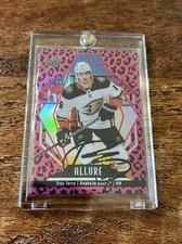 Troy Terry IP Signed Upper Deck Allure Card JSA Coa Ducks Autographed