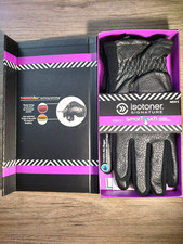 Isotoner Signature Men s Faux Leather Stretch Gloves Size L Touchscreen