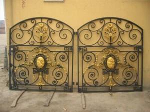 indoor iron gate