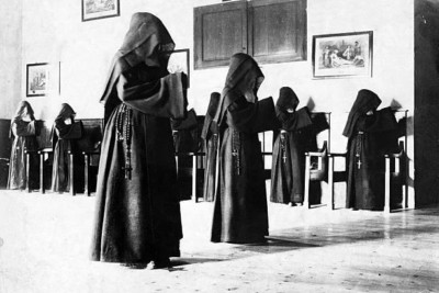 Katholische Nonnen vom Chor beten 4x6 Foto 