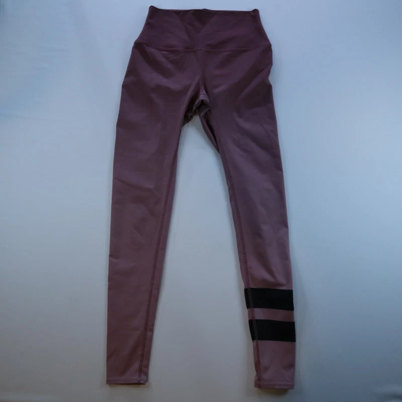 alo-yoga airbrush ombre striped hi rise gradient leggings