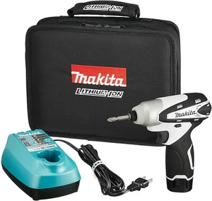 Makita TD090DWSPW 10.8V Kit pilote à impact rechargeable blanc Neuf