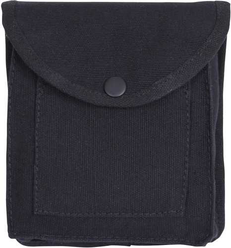 Marsupio piccolo utility chiusura a scatto tela pesante cotone cintura marsupio viaggio - Foto 5 di 6