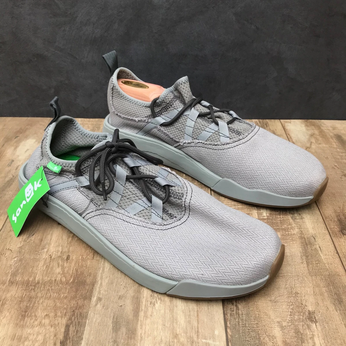 New Sanuk Chiba Quest Lace Grey Men s Select a Size eBay