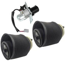 3Pcs Rear Air Suspension Spring Bags & Compressor For 2005-2007 Toyota Sequoia