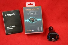 Rexing - FM3 Car Wireless FM Transmitter Dual Fast Charging Multiport - NEW N1
