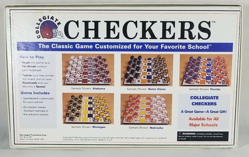 Penn State University Nittany Lions College Checker Set - Picture 9 of 10