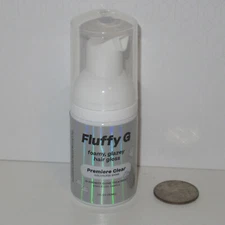 Hally Fluffy G Foamy Glazey Hair Gloss Premiere Clear Shine Travel Size 1oz 30ml