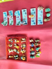 Lotto gadget Kinder Sorpresine Doppia Faccia Cartine vintage collezione Ferrero 
