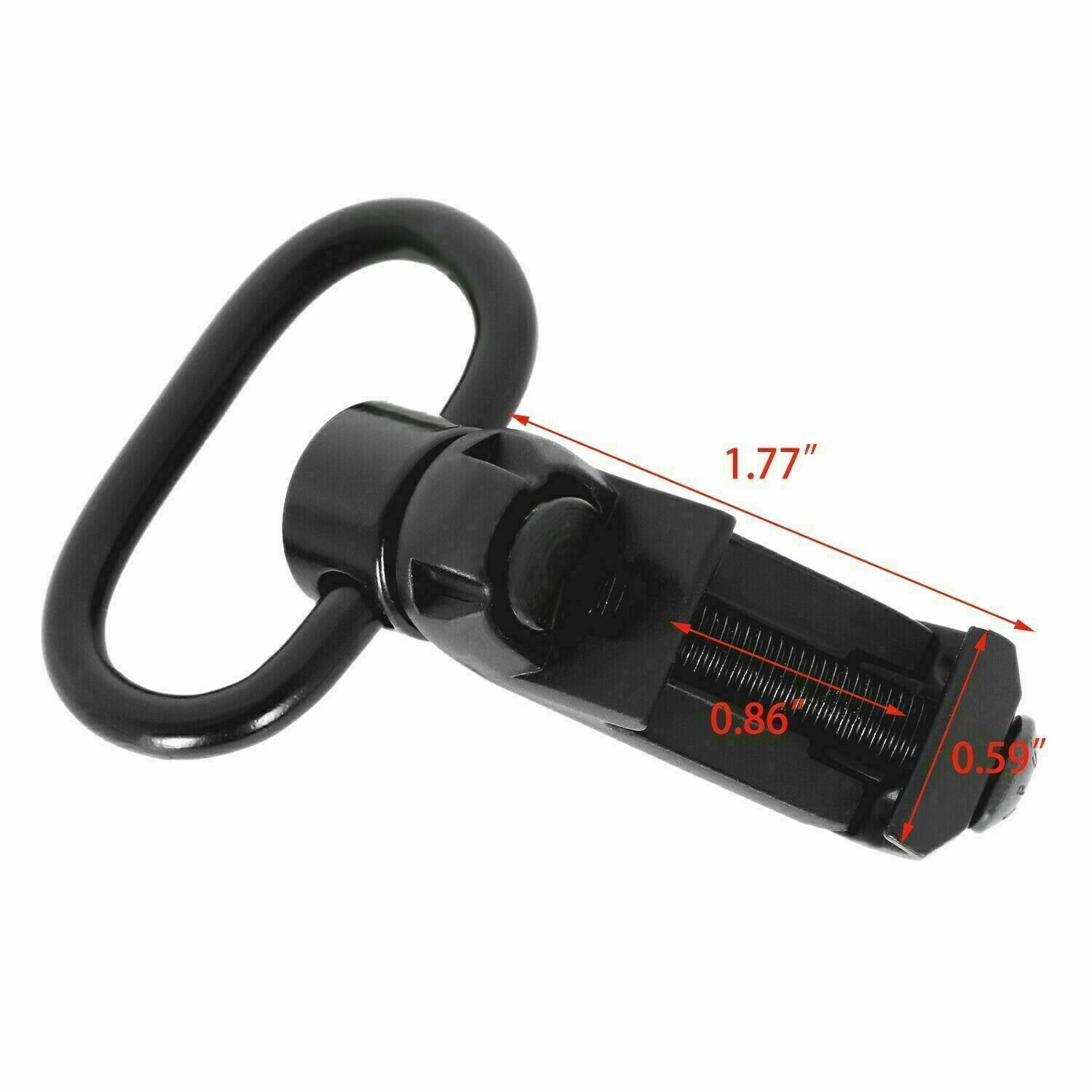 Low Profile QD Sling Swivel Mount For 20mm Picatinny Rail - Quick Detach Sling Attachment Point
