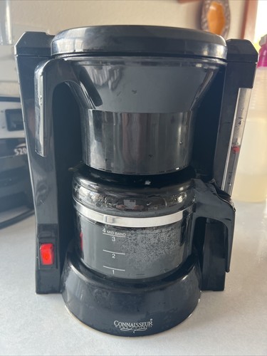 GEVALIA KAFFE by Connaisseur Home Concepts Black SMALL Coffee Maker 4 Cup GVC