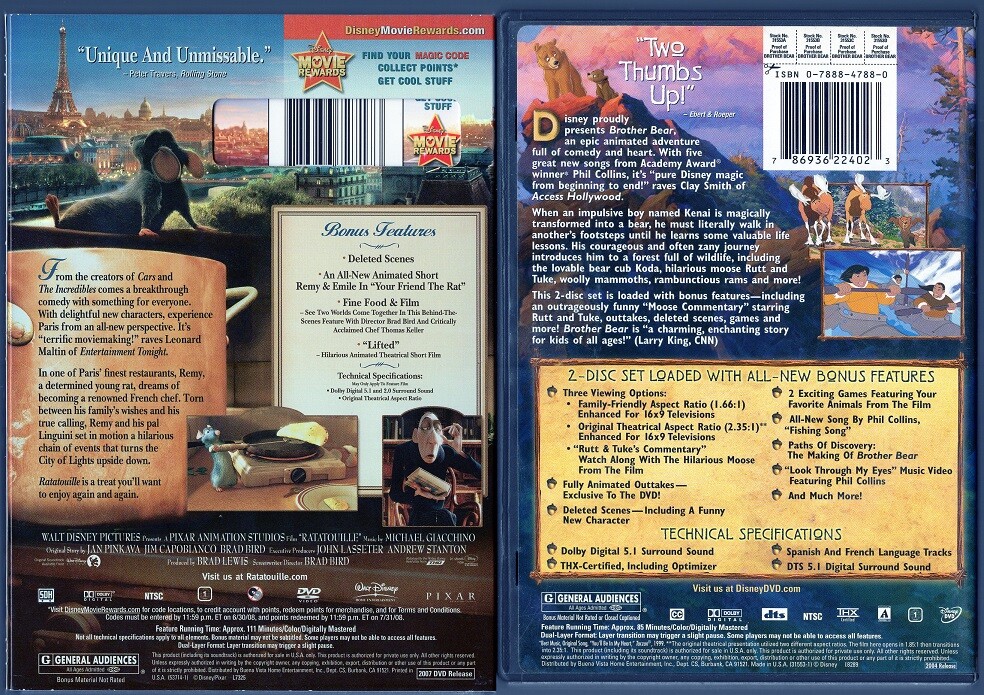 Disney - SSM0720出品　DVD 純正ケース付き　3点セット　画像2枚目参照 Disney - 専用出品 Blu-ray 純正ケース付き3点セット コメント欄