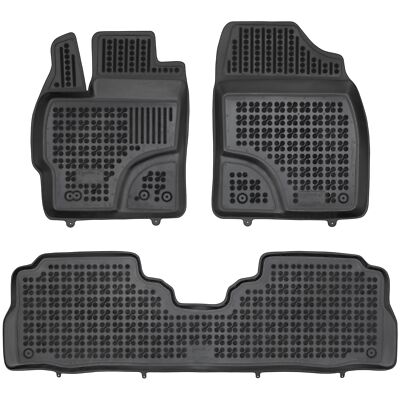 Gummi Rezaw-Plast Fußmatten für Toyota Prius+ ab 2011 Gummi-Autoteppich-Set stra