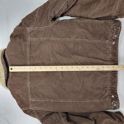 Authentic GAP Brand Kids Boys Sherpa Lined Brown Corduroy Jacket