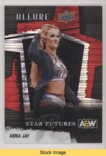 2022 Upper Deck Allure AEW Star Futures Red Rainbow Anna Jay #136 READ 1ai1