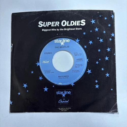 The Beatles – Matchbox / Slow Down - USA Starline Capitol 7" -A-6284