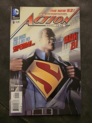 Action Comics #9 - New 52 - 2nd Appearance & Origin Of Superman Calvin Ellis A6