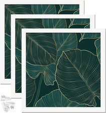 Set of 3 White 20x20 Picture Frames for Square Photos  Documents