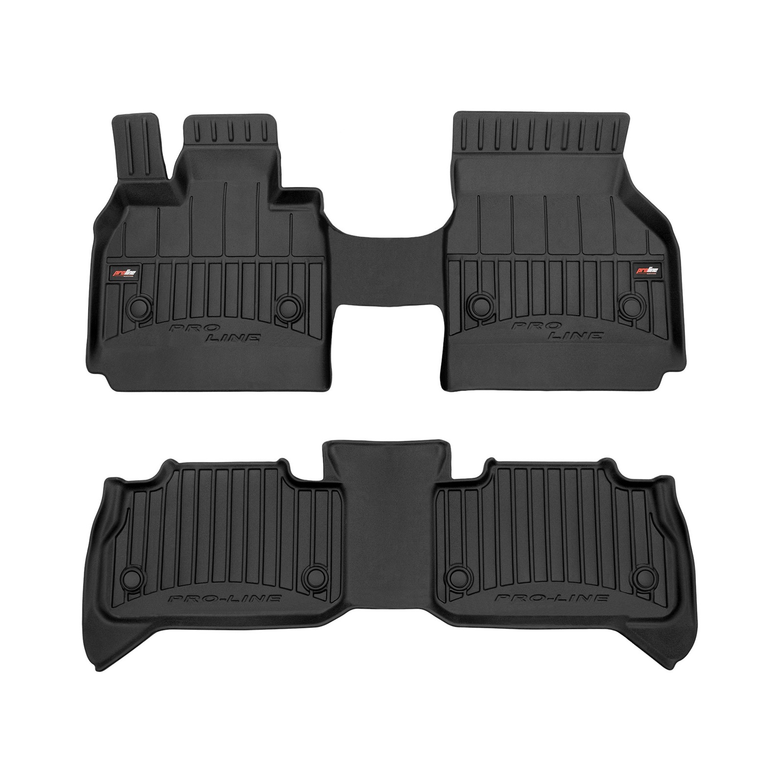 Tapis de sol OMAC en caoutchouc noir pour BMW iX I20 2021-2026, lot de 2 pièces