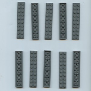 21 Blue LEGO 3832 2x10 Plates