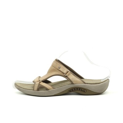 Damen Merrell Sandalen EU 40 Glade Tan Beige Leder Komfort