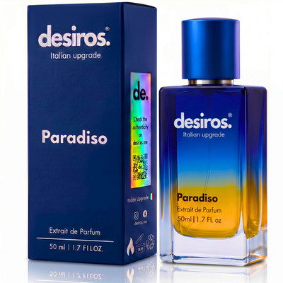 Desiros Paradiso Herrenparfüm mit Pheromonen 50ml persistenter frischer Extrakt