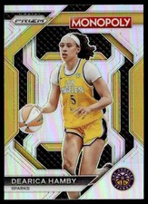 2024-25 Panini Prizm Monopoly Sivler Prizm Dearica Hamby Los Angeles Sparks