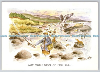 L344309 Noch nicht viel Fischzeichen J Arthur Dixon Besley