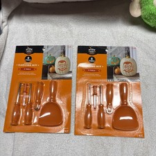 HYDE and EEK Pumpkin Carving KIt 5 Tools 8 Stencils Halloween Kids Crafts 2 Kits