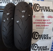 Bridgestone Hypersport    190/55/17 &120/70/17 Motorcycle Tyres Partworn  V57