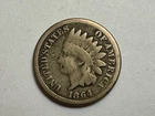1864 Copper Nickel Indian Cent Better Date (A3)