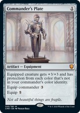 1x Commander's Plate MTG - Commander Legends - Light Play