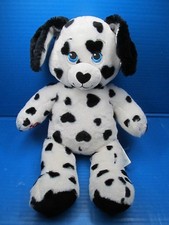 Build a Bear 16" Dalmatian Dog Puppy Huggable Hearts Plush BAB Stuffed Animal