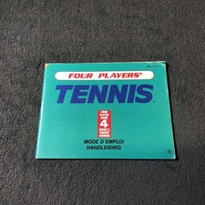Nintendo NES Four Players' Tennis FAH Very Good Condition