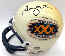Harvey Martin Dallas Cowboys HOF Signed Super Bowl XXX Mini NFL Football Helmet